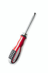 Flat Screw Driver with American Flag Print Handle