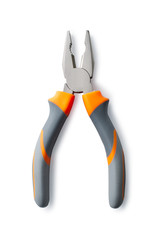 Combination Pliers on White Background