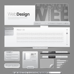 Web site template