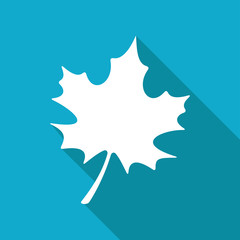 Vector maple leaf icon. Eps10