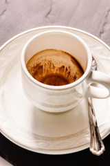 empty coffee cup