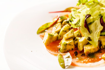 vegetarian carpaccio