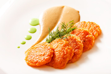 Fritters with vegetables