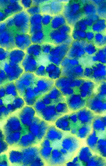 Watercolor leopard skin