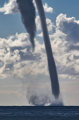 Tornados over the mediterranean sea