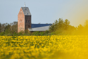 St. Laurentii Kirche in Süderende auf der Nordseeinsel Föhr