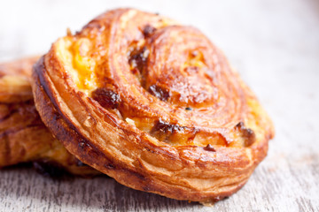 sweet buns with raisin