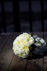 夕暮れとブーケ