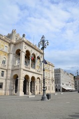 Fototapeta na wymiar Le Palazzo del Governo, Trieste, Italie