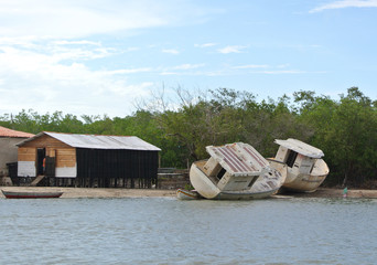 Fototapeta premium Boote in Raposa