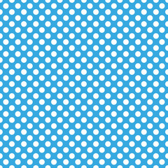 Seamless blue polka dot