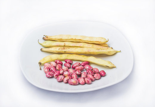 fr&eacute;joles en un plato