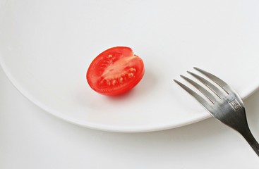half tomato for dinner