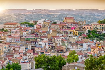 Sicilian picturesque village,San Michele di Ganzaria.