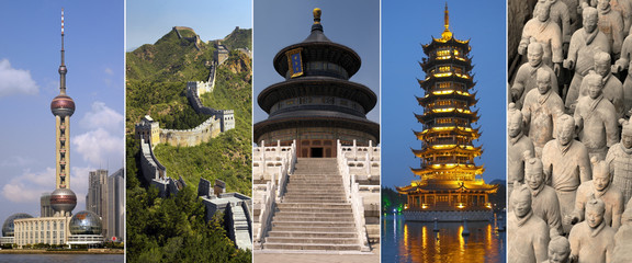 Fototapeta premium Landmarks of China