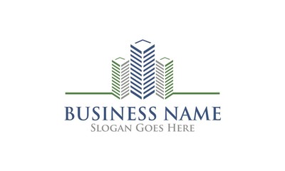 Obraz premium Skyscrapers Logo