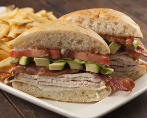 Turkey and Avocado sandwich