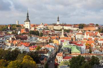 Naklejka na ściany i meble Tallinn, Estonia