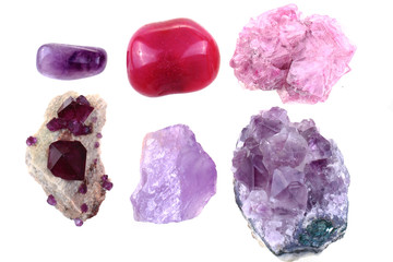 violet mineral collection