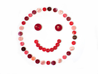 smiley en boutons