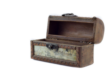 Open decorative chest