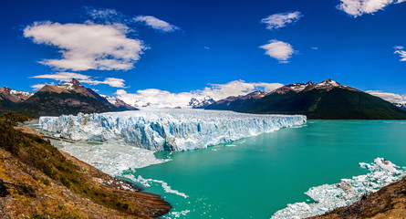 Panoramique du Perito Moreno - obrazy, fototapety, plakaty