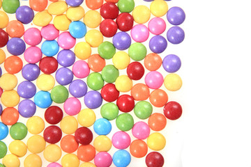 Fototapeta na wymiar sweet color candies background