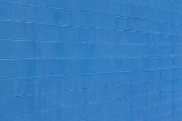 Muro blu d'argilla