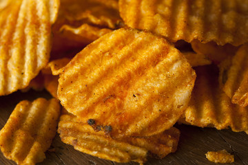 Hot Barbeque Potato Chips