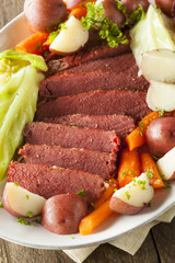 Homemade Corned Beef and Cabbage