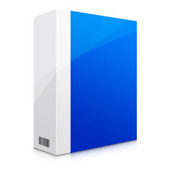 Niebieska ikona oprogramowania