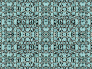 Futuristic Abstract Arabesque Pattern