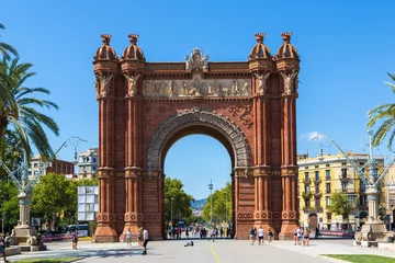 Photo sur Aluminium Barcelona Arc de triomphe à Barcelone, Espagne
