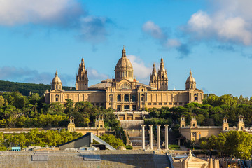 Fototapeta premium National Museum in Barcelona