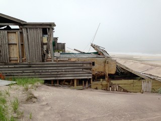 Beach After Hurricane