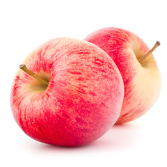 Red apple isolated on white background cutout