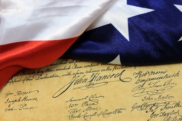 John Hancocks signature US constitution