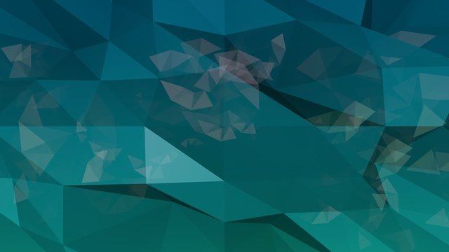 Low poly abstract background. Loop animation.