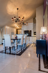 Elegant dining room interior