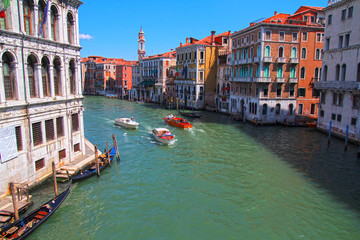 Grand Canal from Ponte di Rialto bridge, Venice