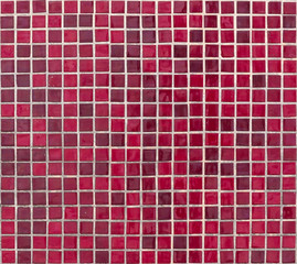Texture of red square tiles