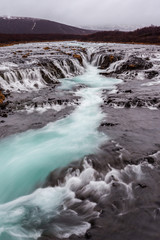 bruarfoss waterfall in Iceland