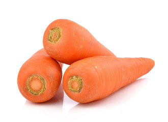 carrot on white background