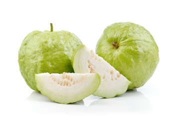 guava on white background