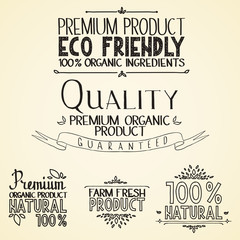 Premium quality organic health food headings natural product