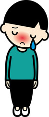 泣く男の子２