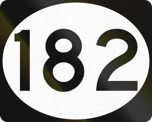 Circular state route shield, found e.g. in Mississippi