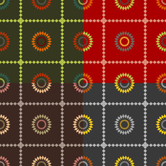 Set of symmetric patterns