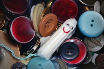 Verschlüsse - Tampon, Knöpfe