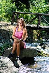 beautiful athlete girl